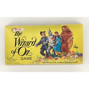 Vtg Cadaco The Wizard of Oz Board 1974 Game in Box - Missing One Game Piece {93}